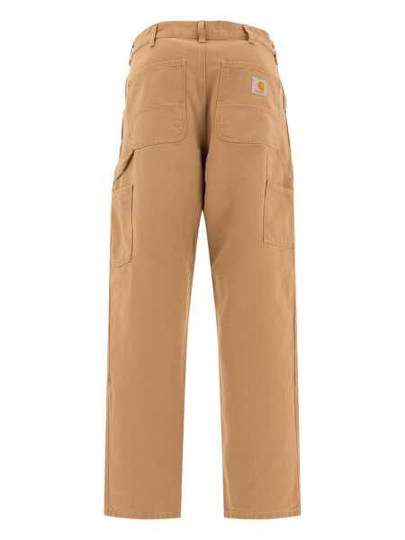 Pantaloni casual Carhartt Double Knee trousers Beige Barbati (BM 17402901) 2