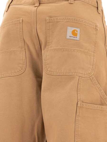 Pantaloni casual Carhartt Double Knee trousers Beige Barbati (BM 17402901) 3