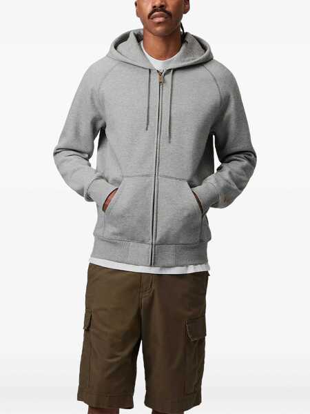 Bluze de trening Carhartt Hooded Chase hoodie Grey Barbati (BM 17403021) 3