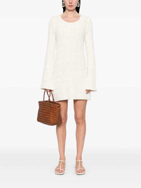 Rochii elegante Loulou Studio Short cotton dress White Femei (BM 17403078) 2