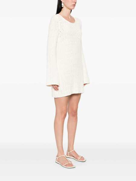 Rochii elegante Loulou Studio Short cotton dress White Femei (BM 17403078) 3