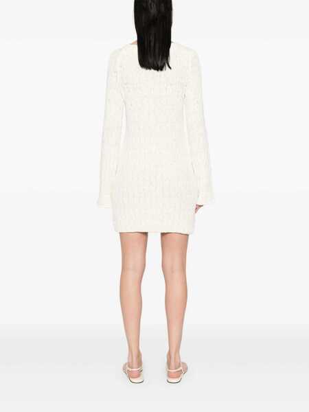 Rochii elegante Loulou Studio Short cotton dress White Femei (BM 17403078) 4