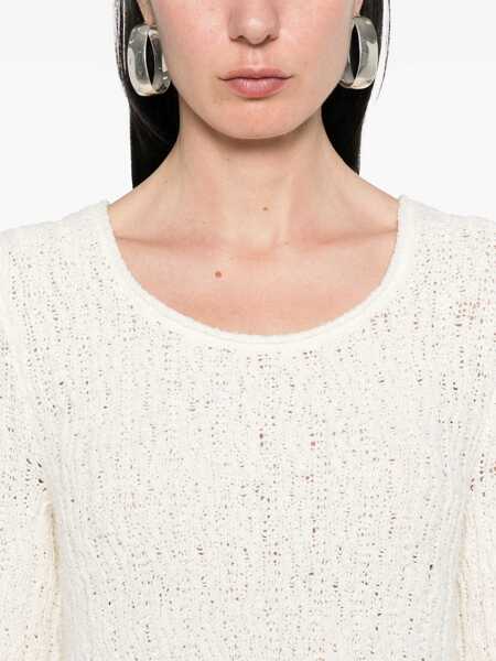 Rochii elegante Loulou Studio Short cotton dress White Femei (BM 17403078) 5