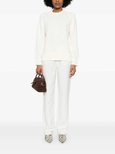 Pulovere Loulou Studio Canillo crewneck sweater White Femei (BM 17403090) 2