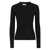 Loulou Studio "Elsa" silk crewneck t-shirt Black
