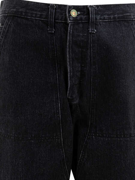 Pantaloni casual BRAIN DEAD Trousers Blue Barbati (BM 17403270) 3