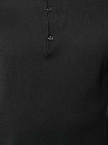 Tricouri Polo John Smedley Adrian polo shirt Black Barbati (BM 17403417) 5