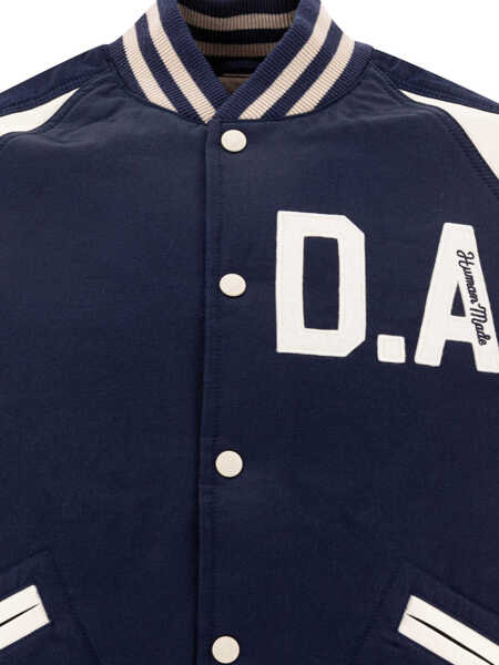 Bomber jacket HUMAN MADE Vintage style bomber jacket Blue Barbati (BM 17403429) 3