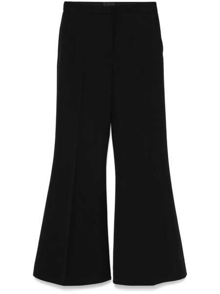 Pantaloni casual Givenchy Flared trousers Black Femei (BM 17403495) 1
