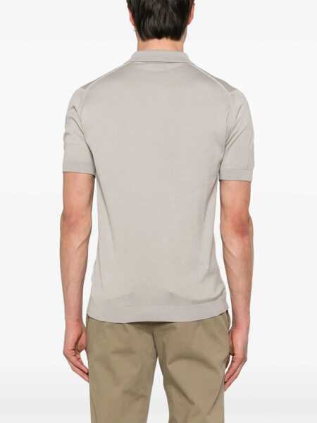 Tricouri Polo John Smedley Adrian polo shirt Beige Barbati (BM 17403591) 3