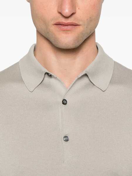 Tricouri Polo John Smedley Adrian polo shirt Beige Barbati (BM 17403591) 4