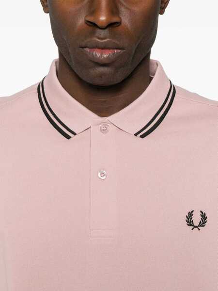 Tricouri Polo Comme des Garons CDG Fred Perry polo shirt Pink Barbati (BM 17403603) 4