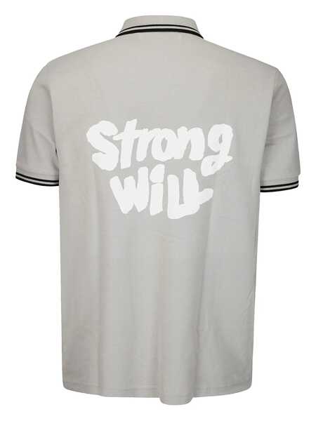 Tricouri Polo Comme des Garons CDG Strong Will Polo shirt Grey Barbati (BM 17403660) 2