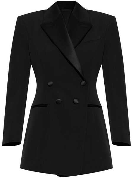 Sacouri Givenchy Blazer with pleated back Black Femei (BM 17403732) 1