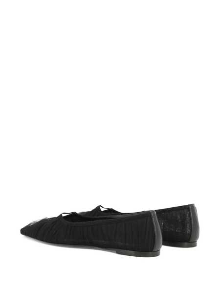 Balerini NENSI DOJAKA Pointed-toe ballet flats Black Femei (BM 17404104) 4