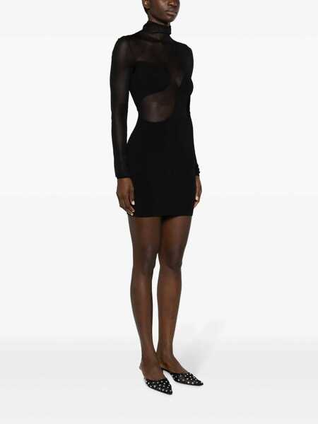 Rochii elegante NENSI DOJAKA Asymmetric dress Black Femei (BM 17404152) 3