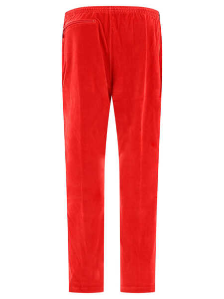 Pantaloni casual NEEDLES Velour track trousers Red Barbati (BM 17404170) 2