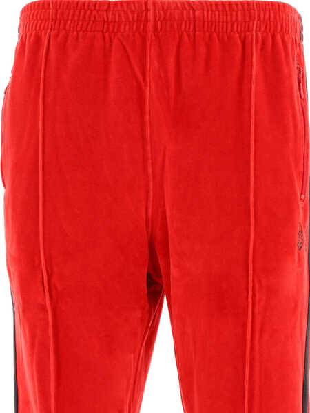 Pantaloni casual NEEDLES Velour track trousers Red Barbati (BM 17404170) 3