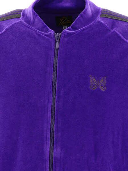 Hanorace NEEDLES Velvet sweatshirt Purple Barbati (BM 17404197) 3