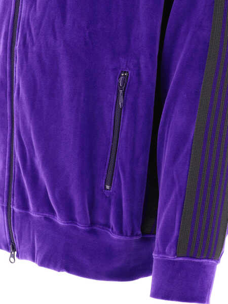 Hanorace NEEDLES Velvet sweatshirt Purple Barbati (BM 17404197) 4