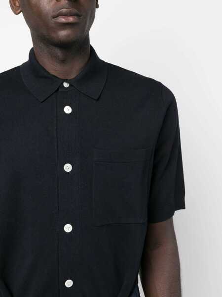 Camasi casual Norse Projects Rollo Shirt Blue Barbati (BM 17404458) 5