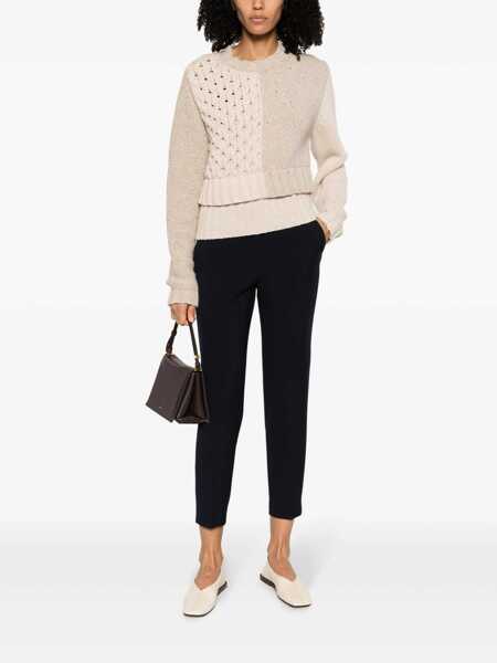 Pantaloni casual Peserico Tailored trousers Blue Femei (BM 17405058) 2