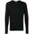 John Smedley Merino wool "Lundy" crewneck sweater in Black