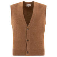 Pulovere casual Wool and alpaca vest Barbati