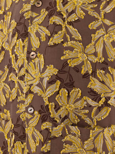 Camasi casual NEEDLES Cabana shirt Brown Barbati (BM 17405442) 4