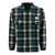 SOUTH2 WEST8 "Smokey" melton wool shirt Green