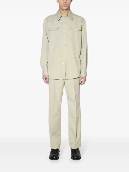 Camasi casual OUR LEGACY Frontier shirt Green Barbati (BM 17405556) 2