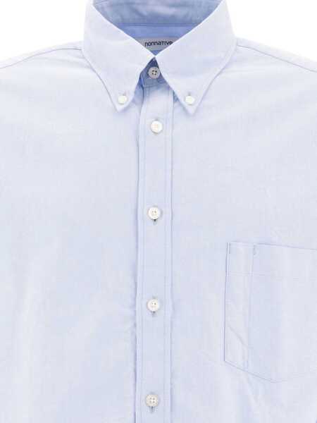 Camasi casual NONNATIVE Shirts Blue Barbati (BM 17405880) 4