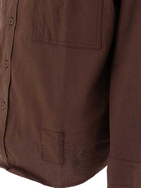 Camasi casual NONNATIVE Shirts Brown Barbati (BM 17405895) 4