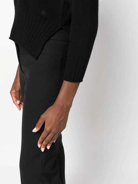 Pulovere Loulou Studio Mora cashmere crewneck sweater Black Femei (BM 17405976) 5