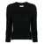 Loulou Studio "Mora" cashmere crewneck sweater Black