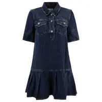 Rochii elegante Crinkled future denim mini dress Femei