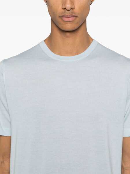 Pulovere Vince Short-sleeved sweater Light blue Barbati (BM 17406168) 4