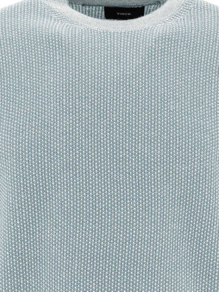 Pulovere Vince Geo-Jacquard sweater Light blue Barbati (BM 17406171) 3