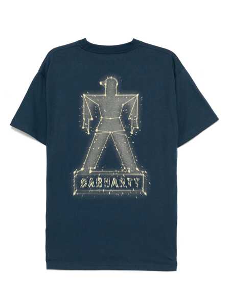 Tricouri Carhartt S/S Stargazer T-shirt Blue Barbati (BM 17406312) 2