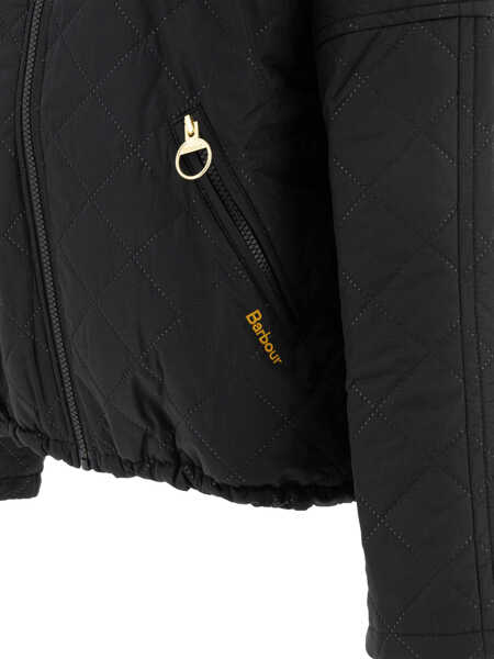 Bomber jacket Barbour Emlyn Quilted bomber jacket Black Femei (BM 17406339) 4