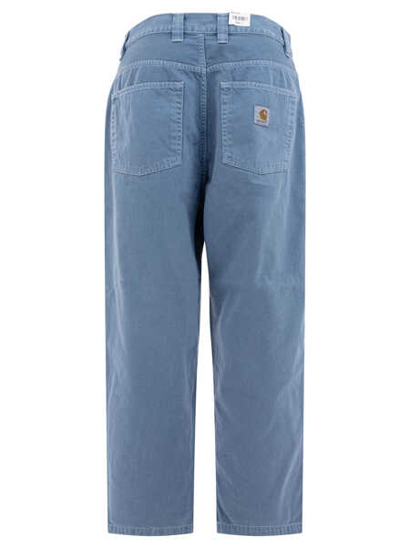 Pantaloni casual Carhartt Brandon trousers Light blue Barbati (BM 17406435) 2