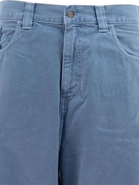 Pantaloni casual Carhartt Brandon trousers Light blue Barbati (BM 17406435) 3