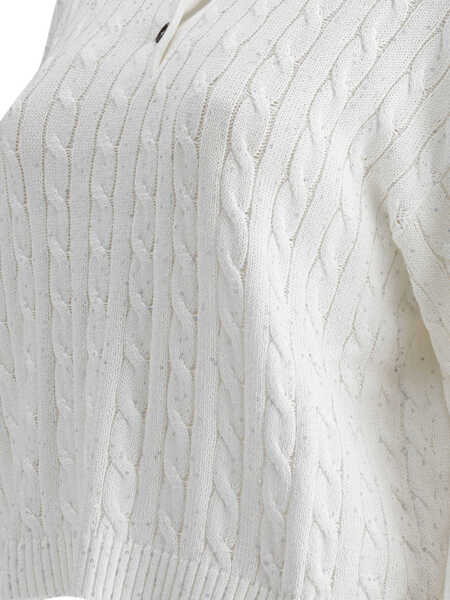 Tricouri Polo Brunello Cucinelli Polo shirts White Femei (BM 17406465) 4