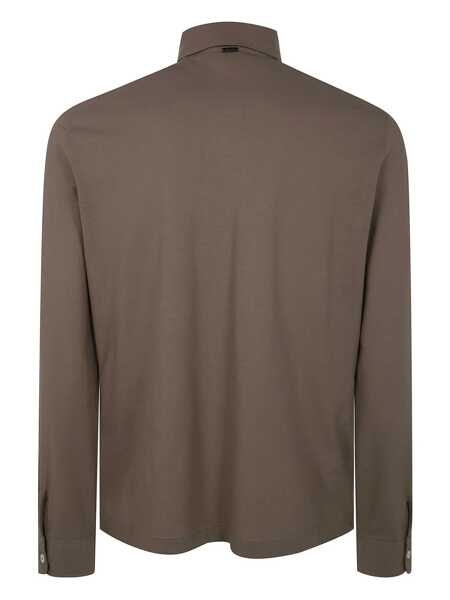 Camasi casual Herno Classic cotton shirt Brown Barbati (BM 17406504) 2