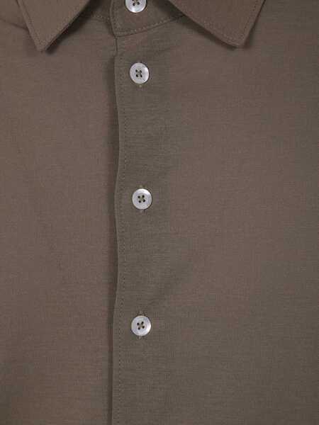 Camasi casual Herno Classic cotton shirt Brown Barbati (BM 17406504) 3