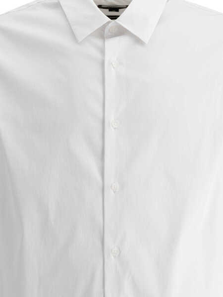 Camasi casual Vince Cotton poplin shirt White Barbati (BM 17406561) 3