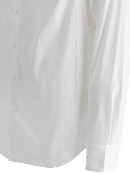Camasi casual Vince Cotton poplin shirt White Barbati (BM 17406561) 4