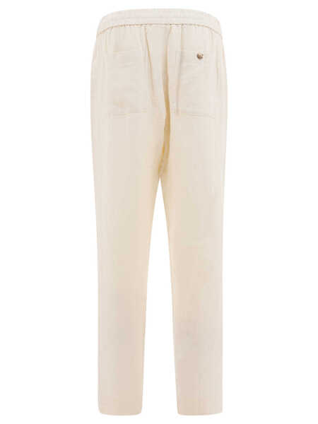 Pantaloni casual Vince Hemp trousers White Barbati (BM 17406567) 2