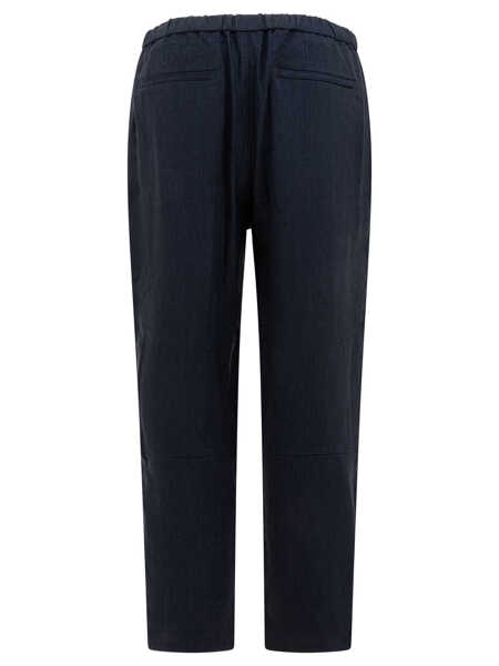Pantaloni casual Vince Louie trousers Blue Barbati (BM 17406570) 2