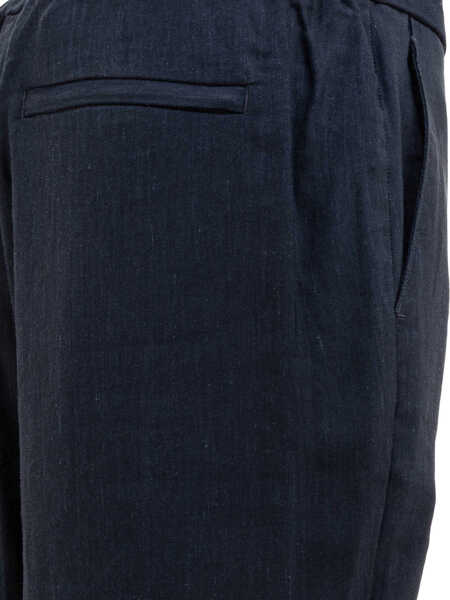 Pantaloni casual Vince Louie trousers Blue Barbati (BM 17406570) 4
